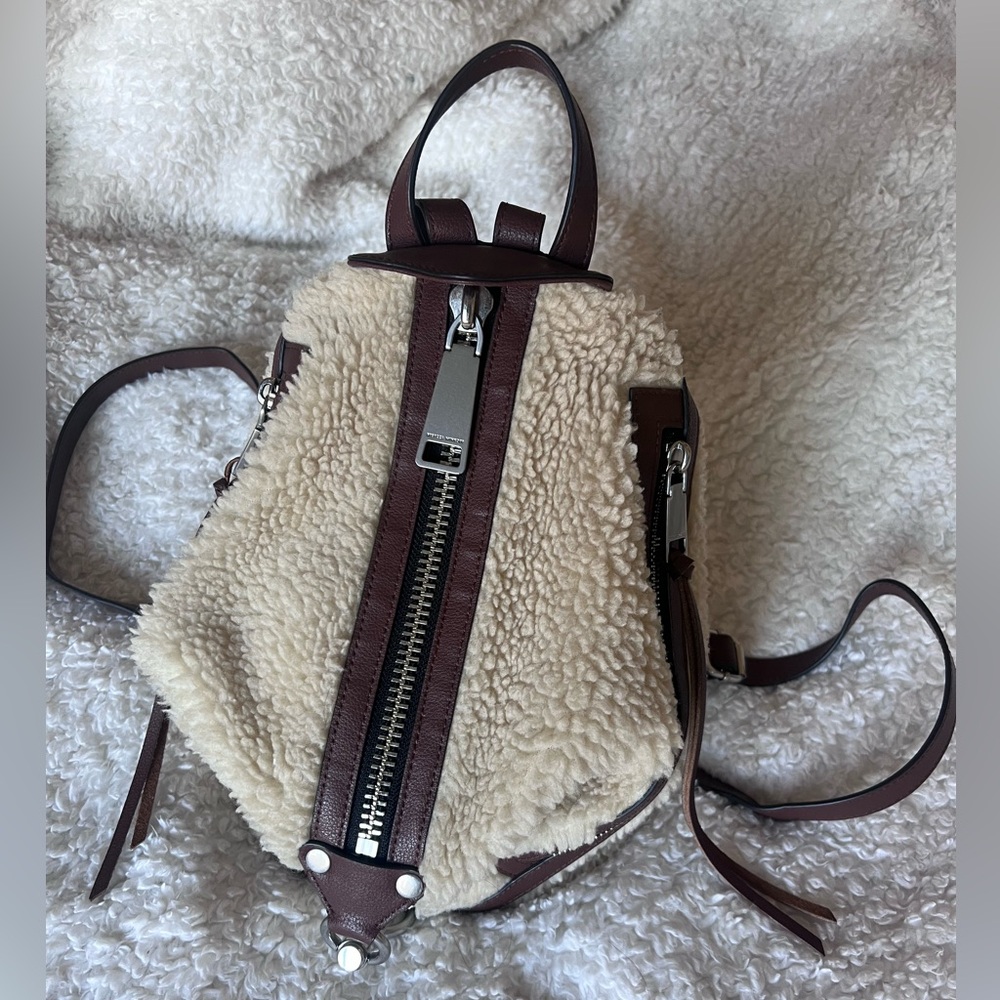Rebecca Minkoff Julian Sherpa Backpack - Picture 3 of 11